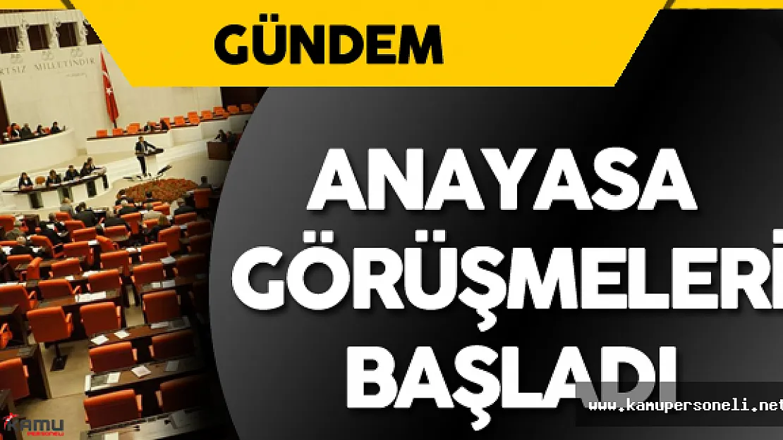 Anayasa Değişikliği Çalışmaları Kapsamında Parti Temsilcileri Bir Araya Geldi
