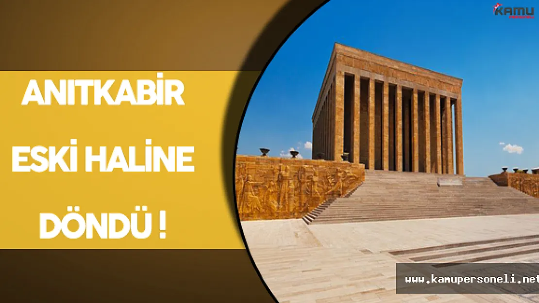 Anıtkabir'deki Park Kaldırıldı !