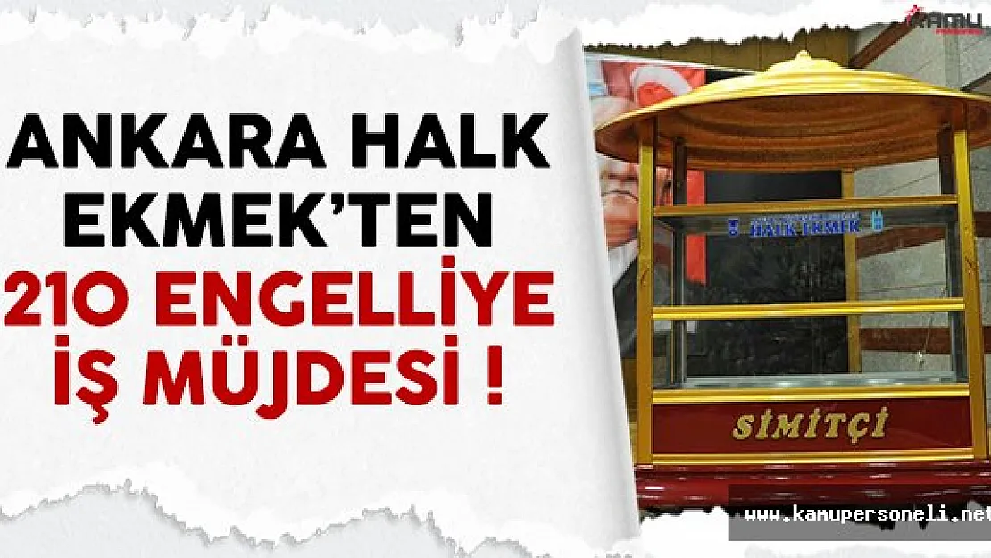 Ankara Halk Ekmek simit camekanı çekiliş sonuçları açıklandı