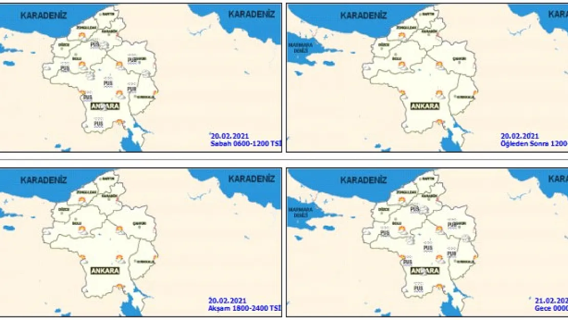 Ankara için buzlanma ve don uyarısı!