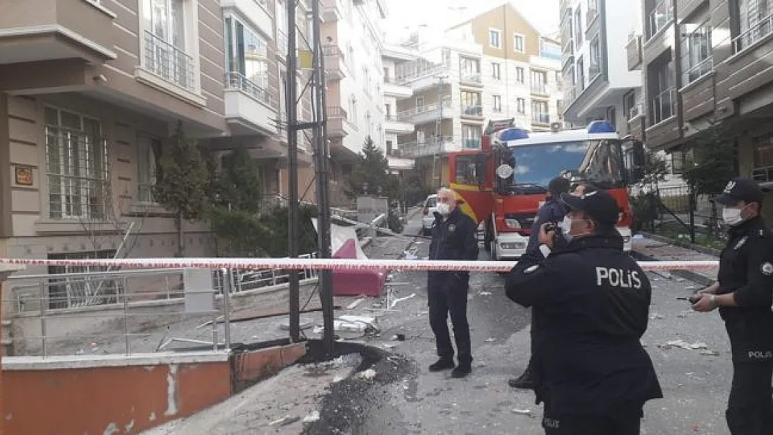 Ankara'da bir binada doğalgaz patlaması meydana geldi!