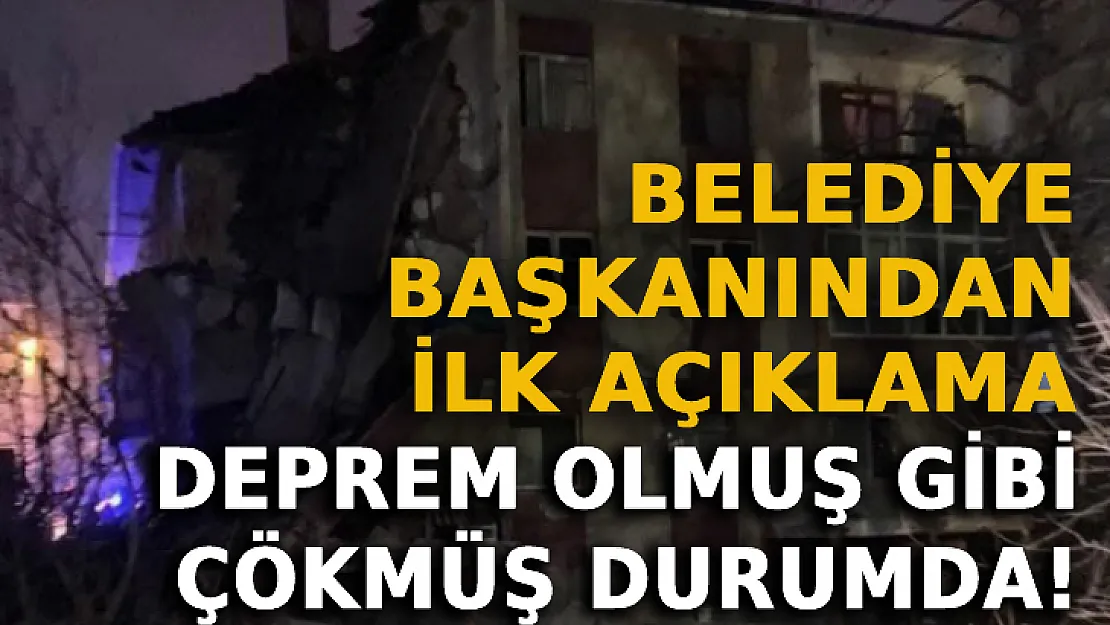 Ankara'daki Patlamaya İlişkin Belediye Başkanından İlk Açıklama: Deprem Olmuş Gibi Çökmüş Durumda!