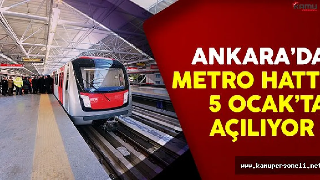 Ankaralılara müjde ! Keçiören metrosu 2 gün sonra açılıyor