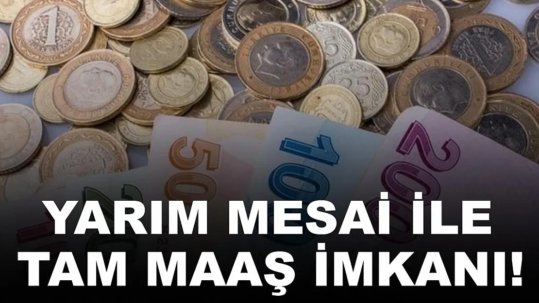 Anneler yarım mesai ile tam maaş alabilecek!