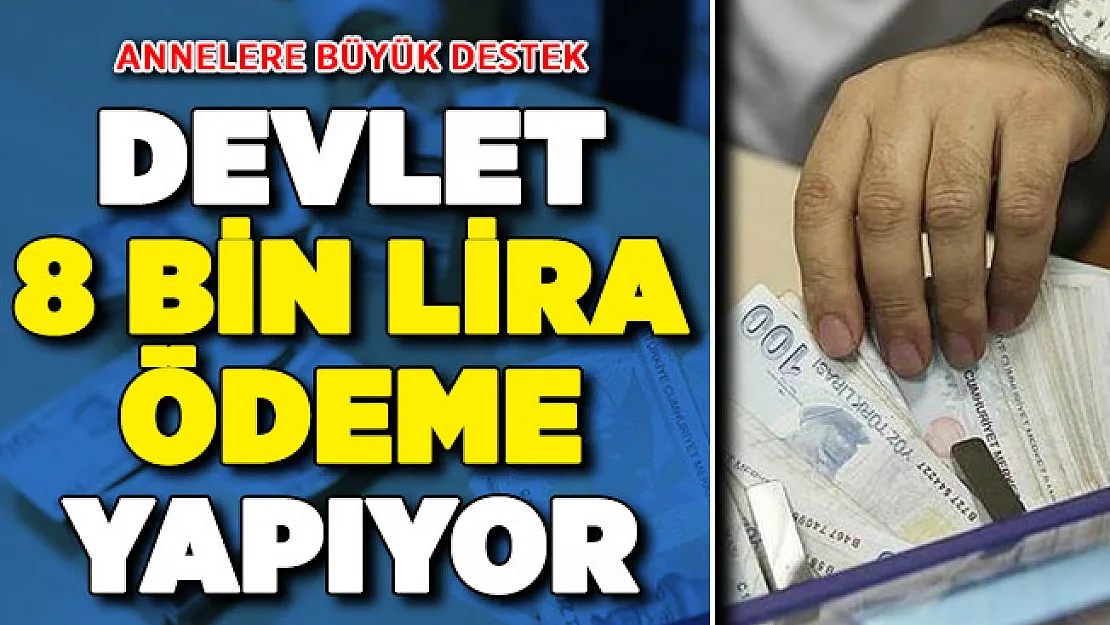 Annelere Devletten 8 Bin Lira Destek ! Nasıl Yararlanılır?