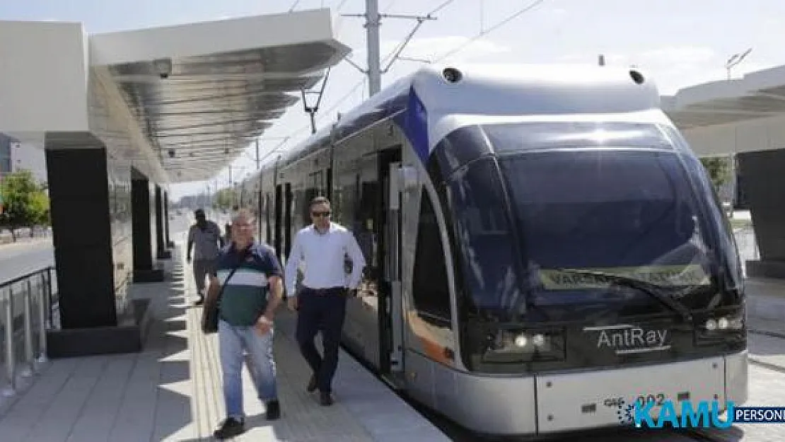Antalya Varsak-Otogar yeni raylı sistem tramway hattı açıldı