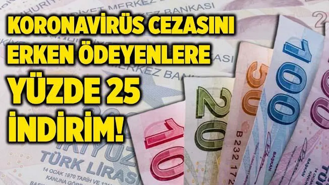 Antalya'da koronavirüs cezasını erken ödeyenlere yüzde 25 indirim!
