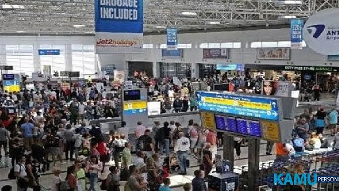 Antalya'ya gelen turist sayısında büyük artış