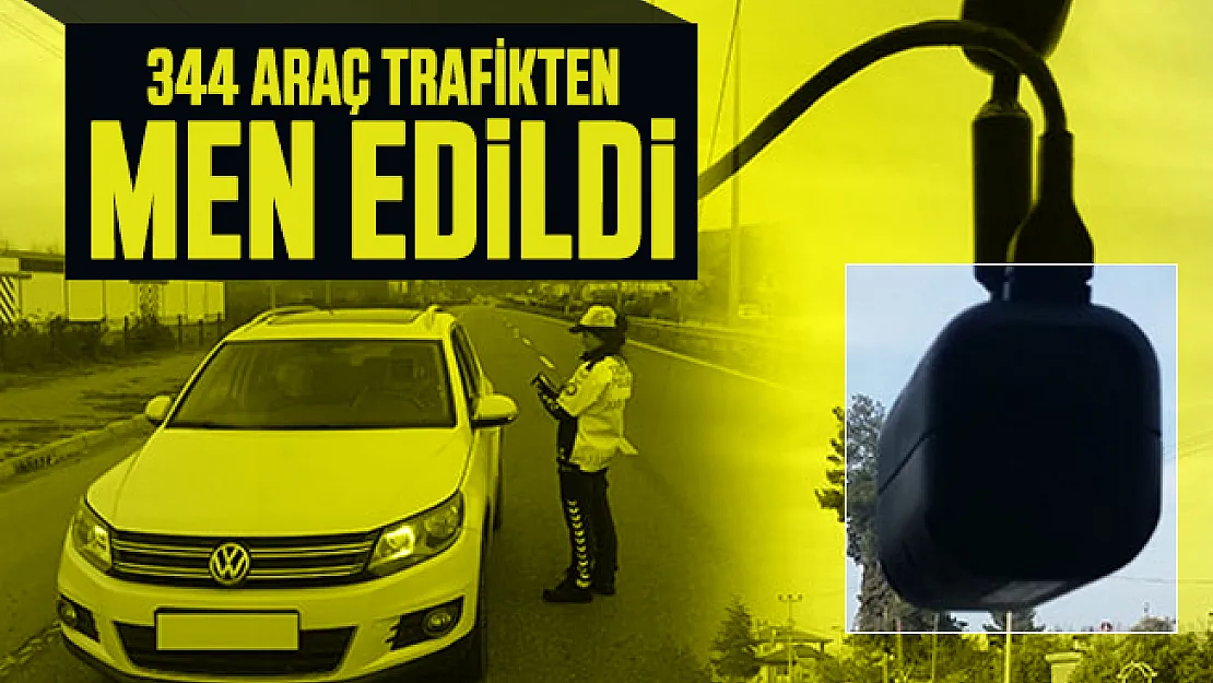 Araç sahipleri dikkat: EGM duyurdu! 344 araç trafikten men edildi
