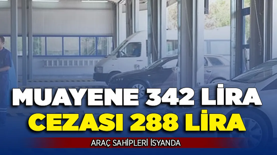 Araç Sahipleri İsyanda! Muayenesiz Araç Cezası 288 Lira, Muayene Yaptırmak 342 Lira