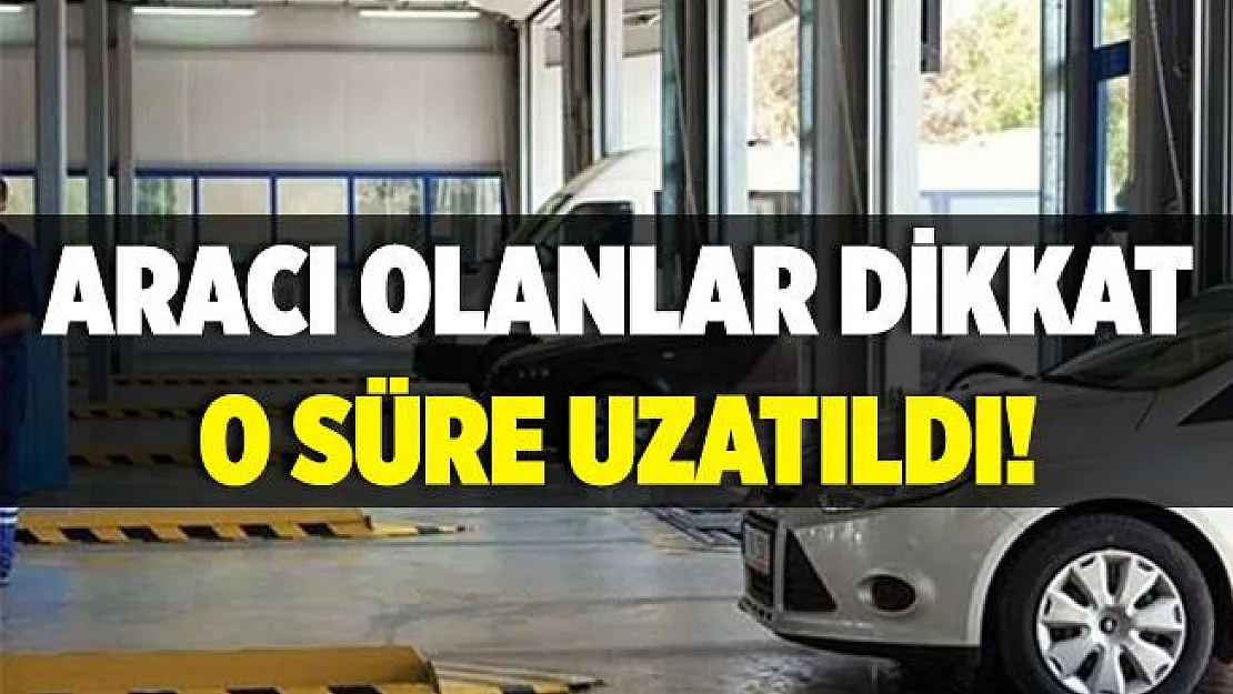 Aracı olan herkesi yakından ilgilendiriyor! TÜRVTÜRK'ten muayene süreleriyle ilgili açıklama geldi!
