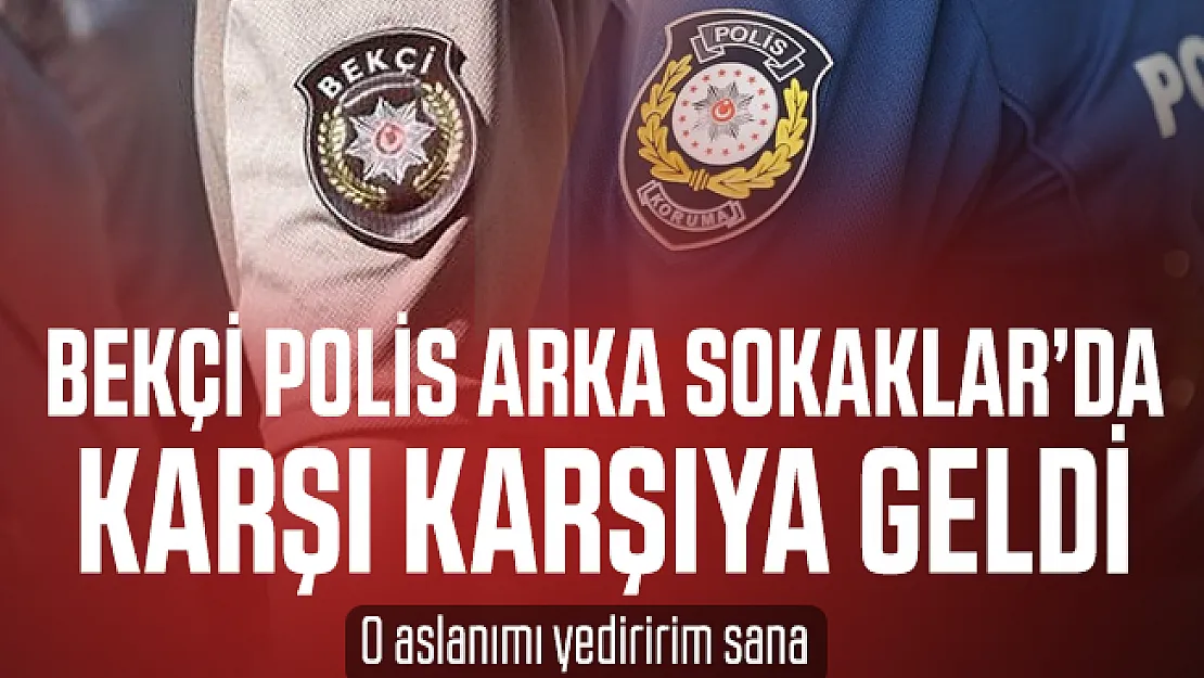 Arka Sokaklar'da bekçi polis karşı karşıya geldi: O aslanımı yediririm sana!