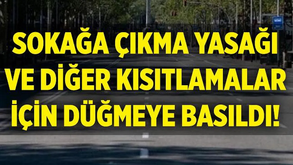 Artan vaka sayıları sonrasında hafta sonu sokağa çıkma kısıtlaması ve park yasakları yolda!