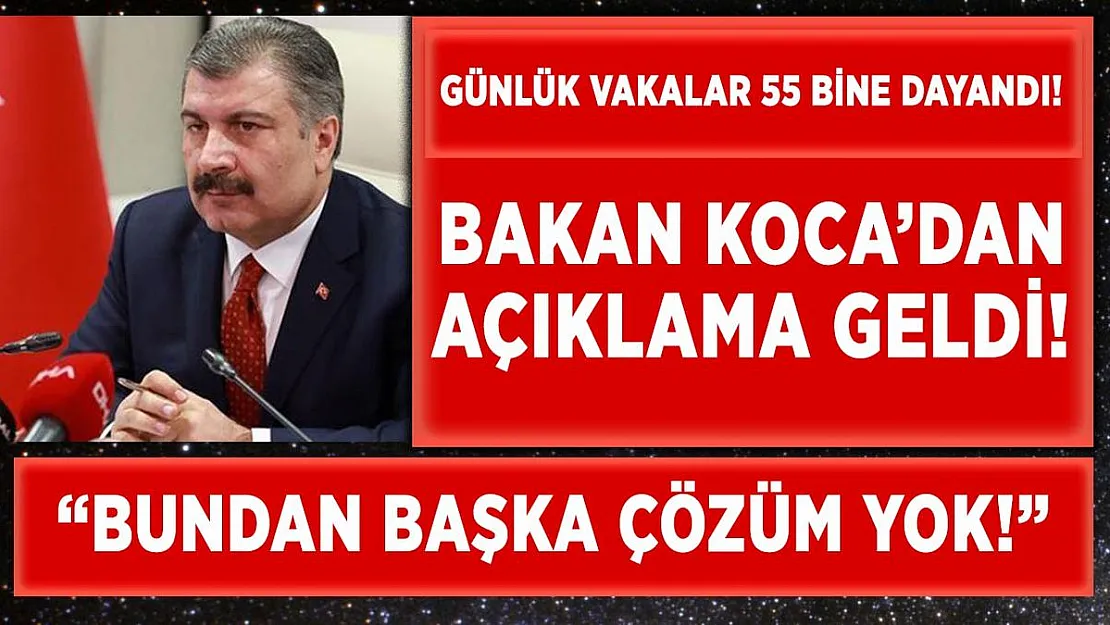 Artan vakalar sonrasında Bakan Koca açıkladı! 'Bundan başka çözüm yok..'