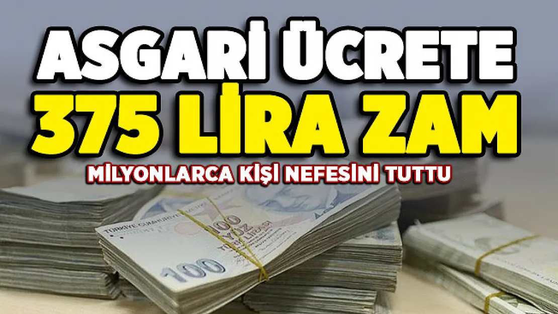 Asgari ücrete 375 lira zam gündeme düştü! Milyonlarca işçi nefesini tuttu