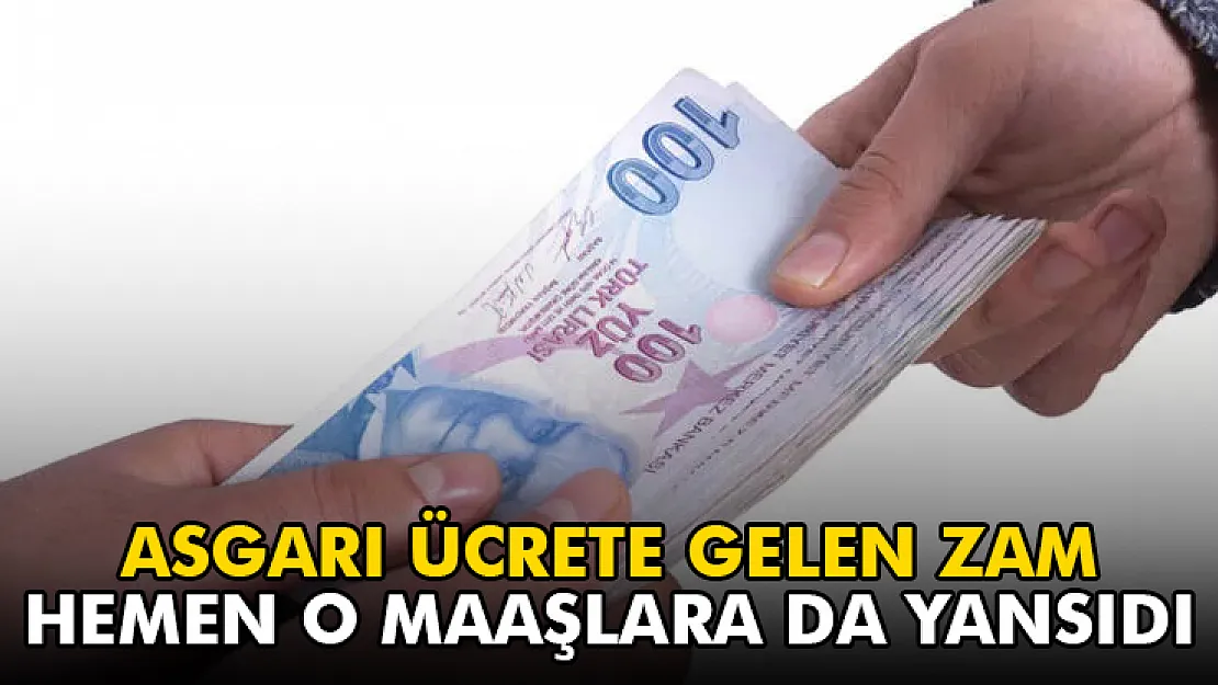 Asgari Ücrete Gelen Zam, Hemen O Maaşlara da Yansıdı! Engelli ve Yaşlılık Aylığı Arttı İşsizlik Maaşına da Zam Geldi…