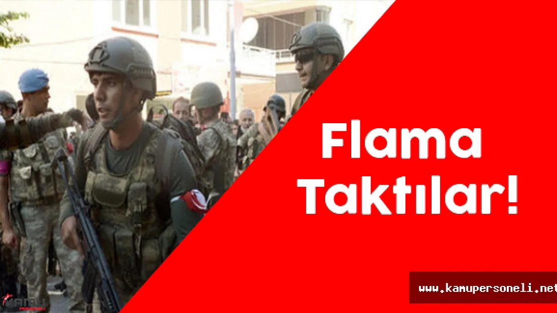 Asker ile Polis Birbirini Tanımak Amacıyla Kollarına Flama Taktı