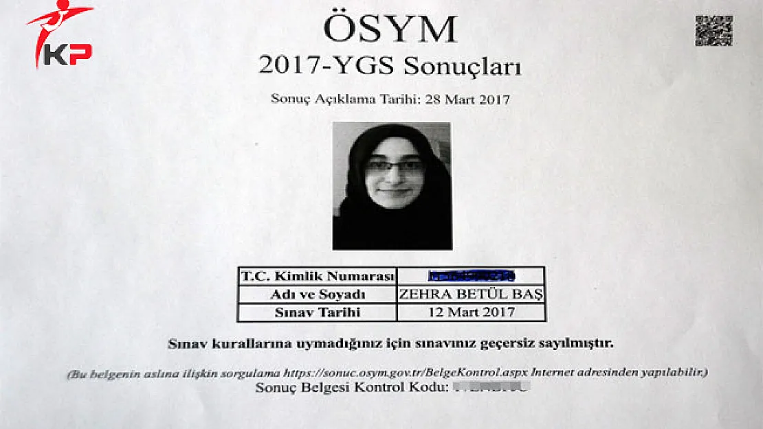 Astım İlacı İle YGS'ye Giren Adaya ÖSYM'den Cevap