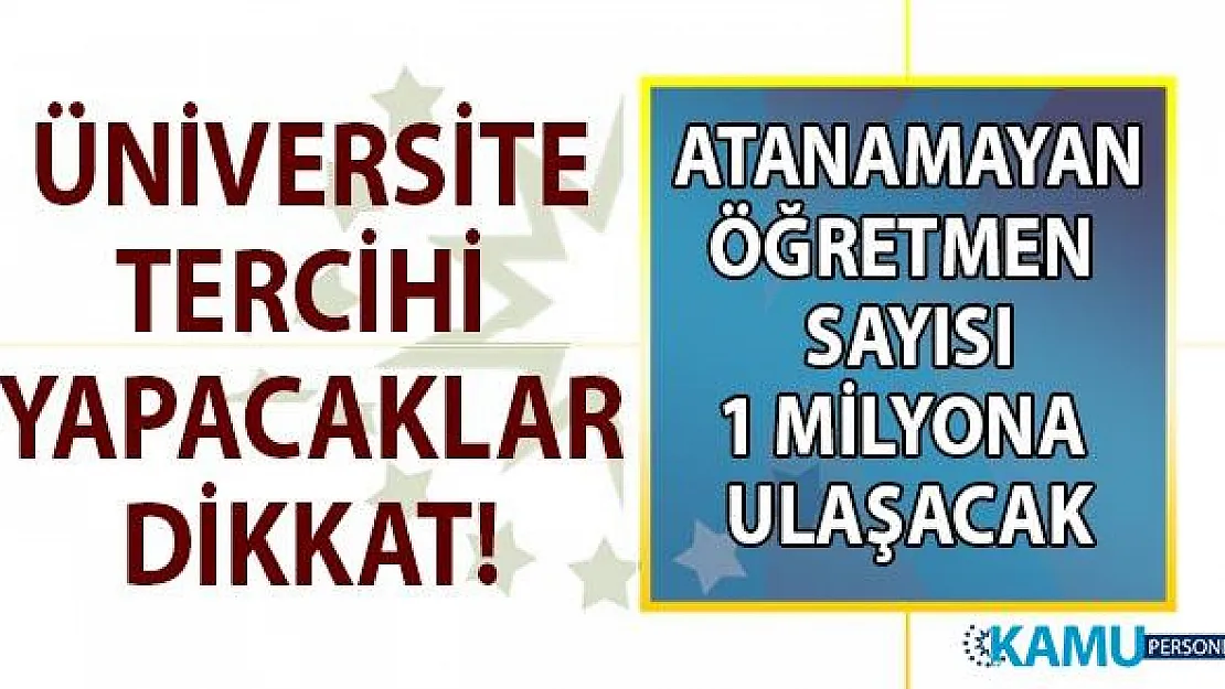 Atama bekleyen Öğretmen sayısı 2023'e kadar 1 milyona ulaşması bekleniyor! Eğitim-Sen'den flaş açıklamalar
