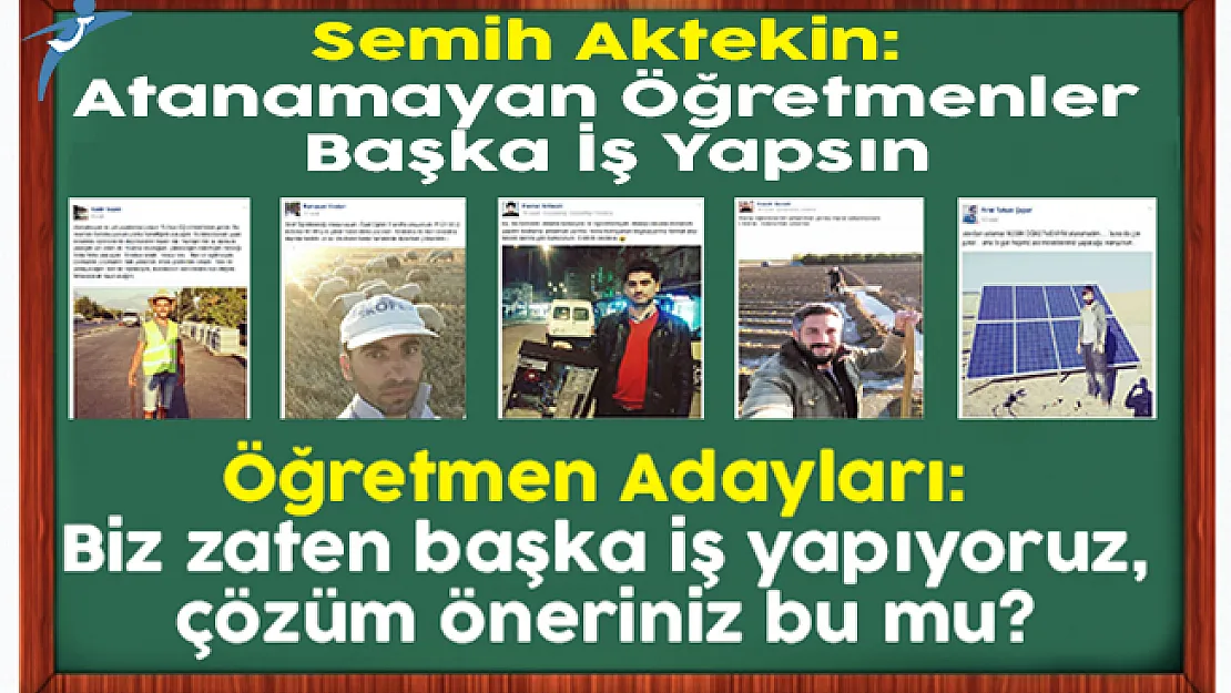 Atanamayan Öğretmenler Başka İş Yapsın Sözlerine Tepkiler Çığ Gibi Büyüyor