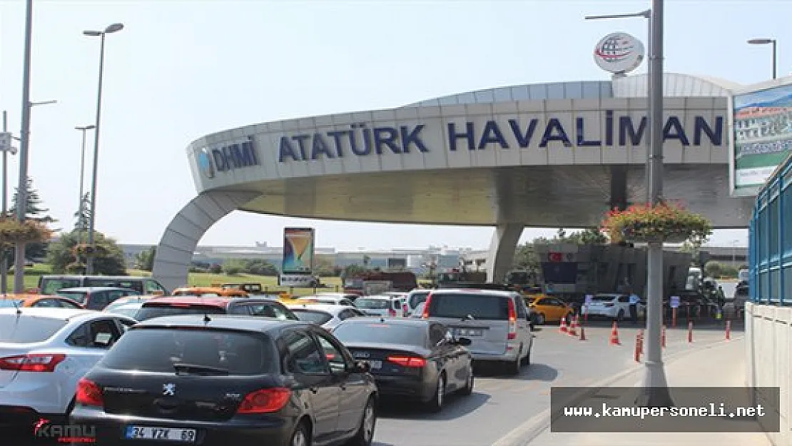 Atatürk Havalimanında Asayiş Uygulaması Yoğun Trafiğe Neden Oldu