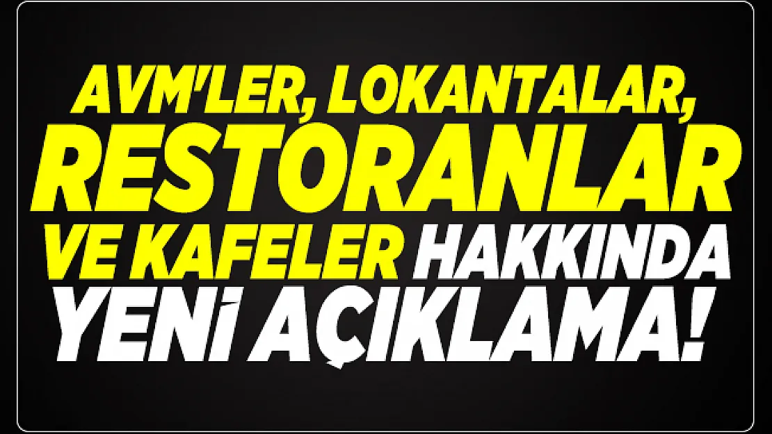 AVM'ler, Lokantalar, restoranlar ve kafeler hakkında Prof. Dr. Mehmet Ceyhan'dan korkutan corona virüs açıklaması!