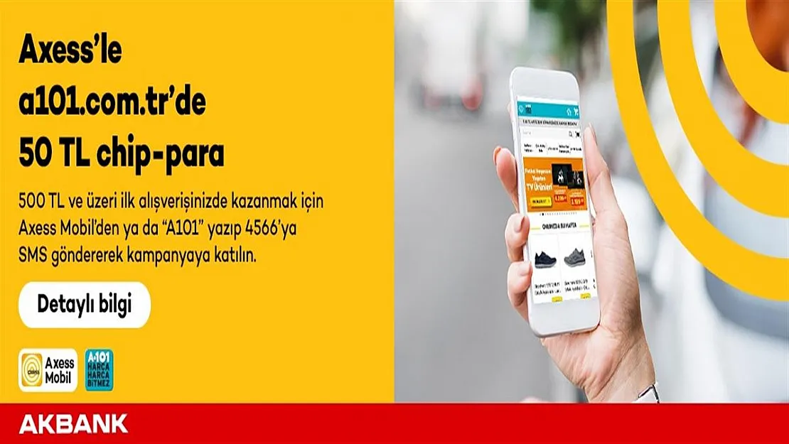 Axess'le A101.com.tr'de Chip-para Kampanyası!