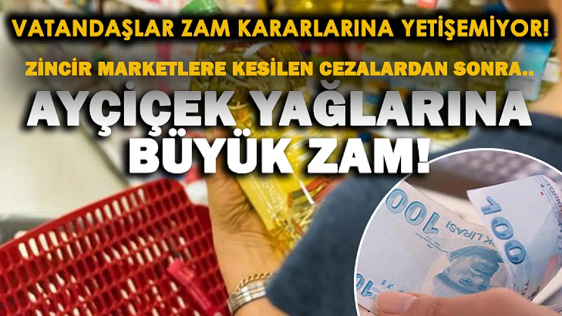 Ayçiçek yağına büyük zam! Şimdiden stok yapılmaya başlandı! 5 litresi..