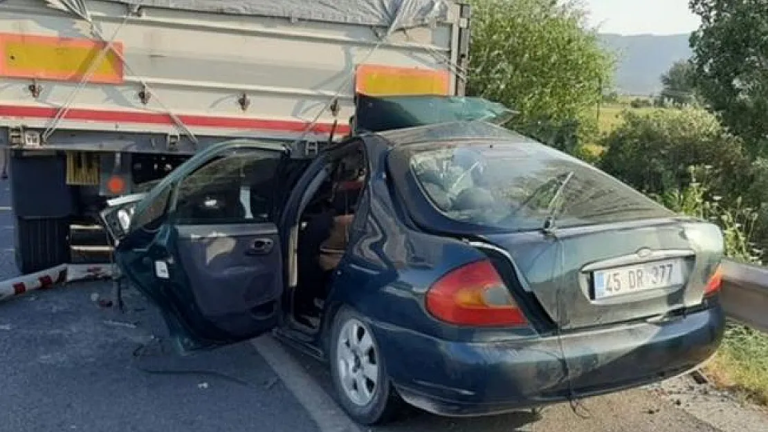 Aydın Muğla Karayolunda feci kaza! 1 ölü 1 yaralı