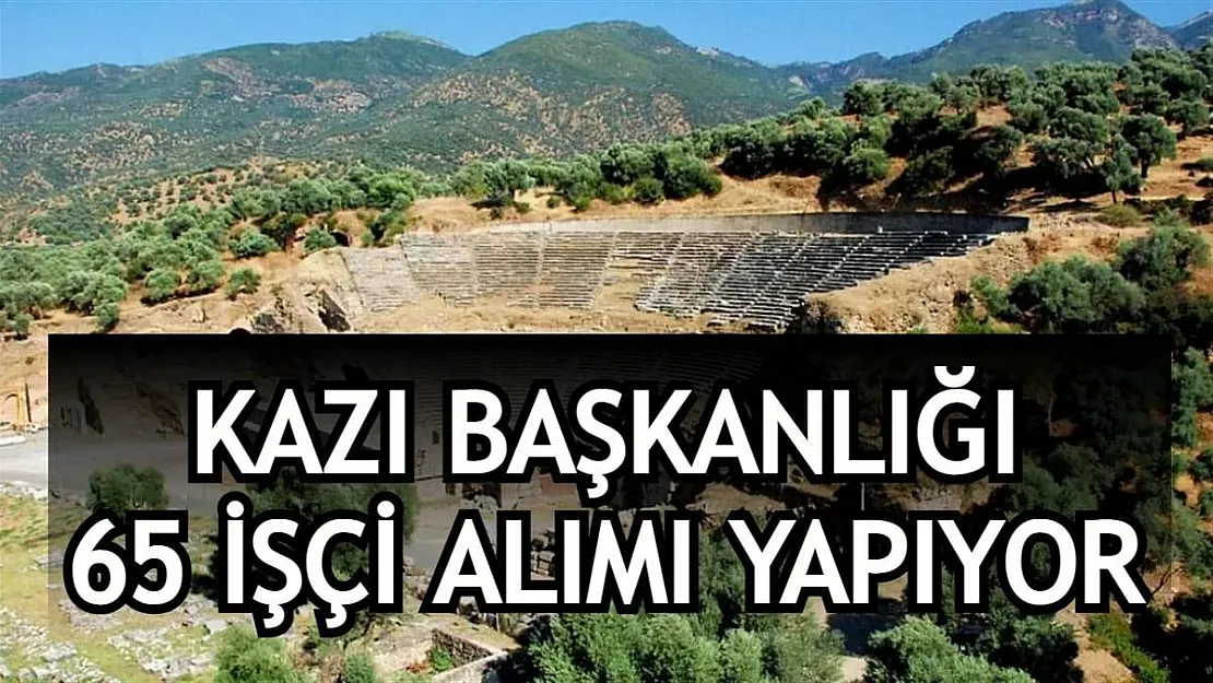Aydın Sultanhisar Nysa Kazı Başkanlığı 65 işçi alımı için ilan verdi