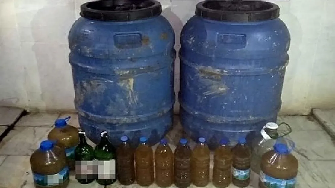 Aydın'ın Bozdoğan ilçesinde sahte rakı operasyonu