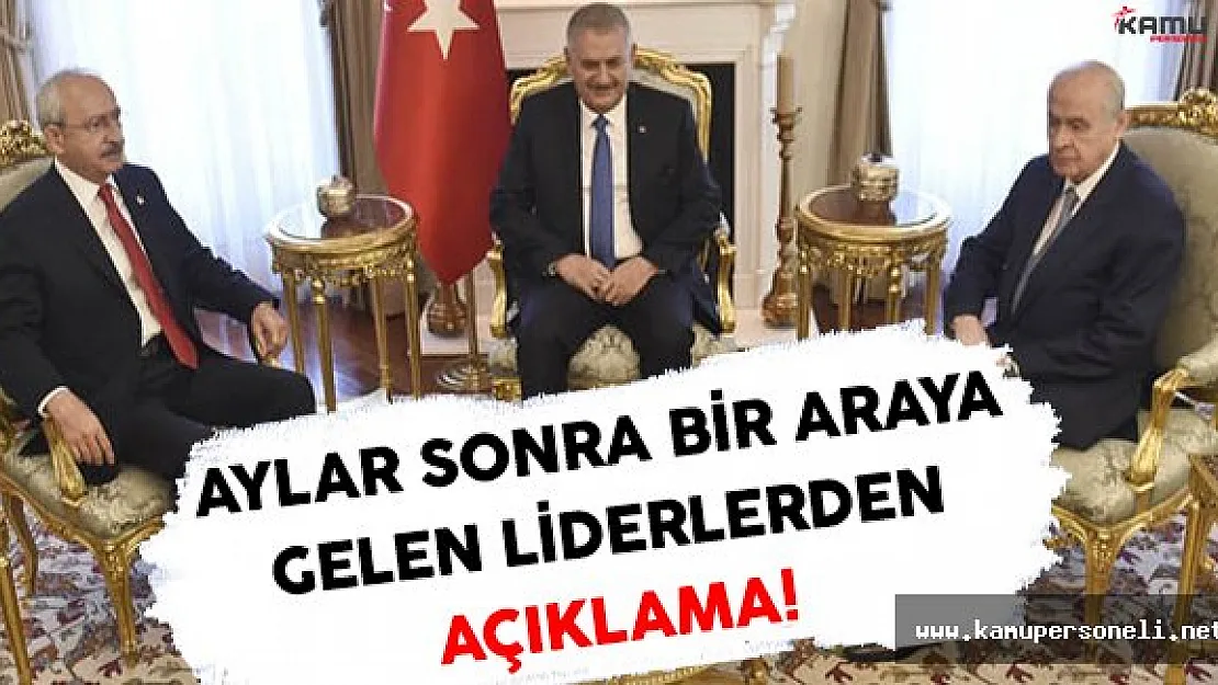 Aylar Sonra Bir Araya Gelen Liderlerden Açıklama !
