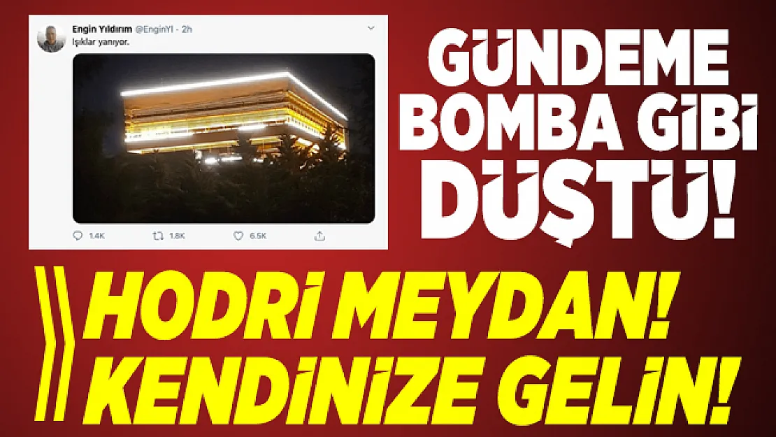 AYM Üyesi Engin Yıldırım ışıklar yanıyor paylaşımı gündeme bomba gibi düştü! Tepkiler peş peşe geldi