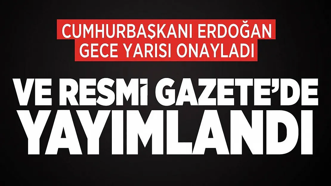 Az önce duyuruldu: Cumhurbaşkanı Erdoğan'dan çok sayıda il için yeni kararlar alındı!