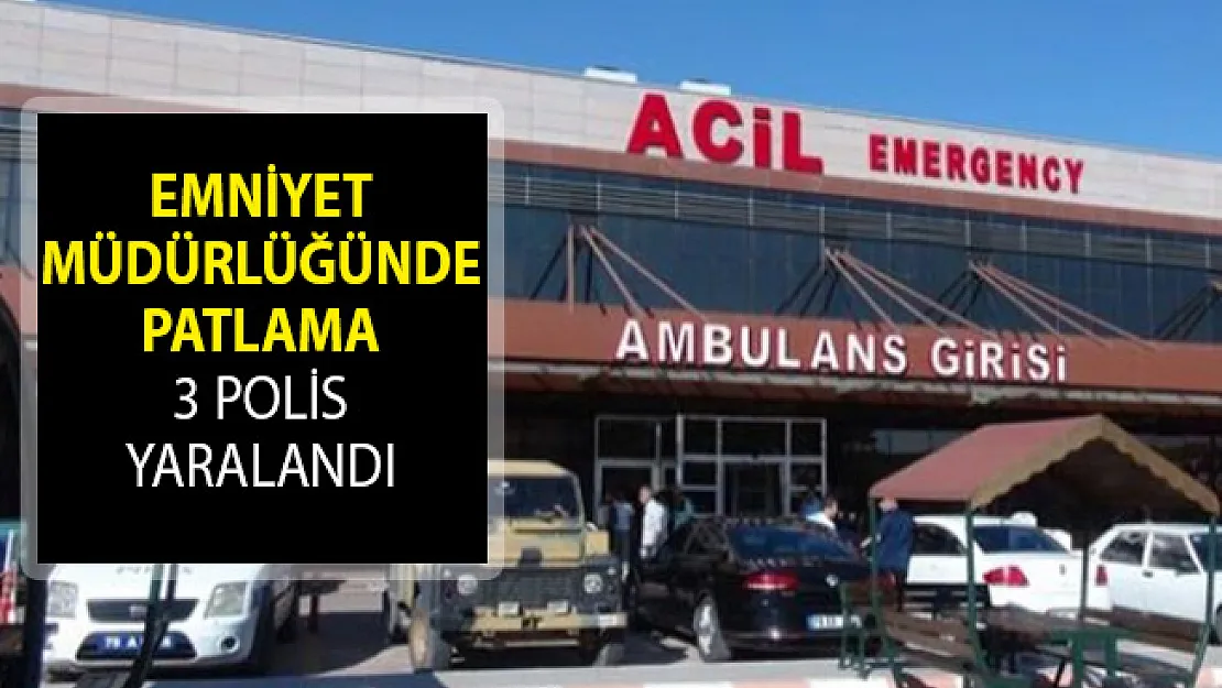 Azez Emniyet Müdürlüğünde Patlama! 3 Polis Yaralı