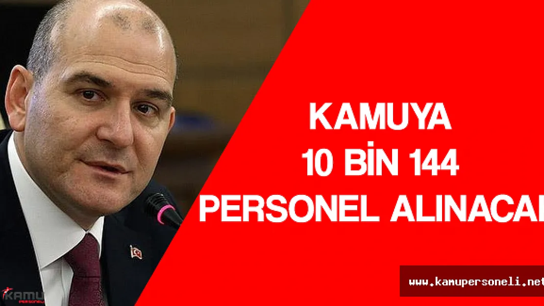 Bakan Açıkladı 'Kamu Kurum ve Kuruluşlarına 10 Bin 144 Personel Alımı Yapılacak'