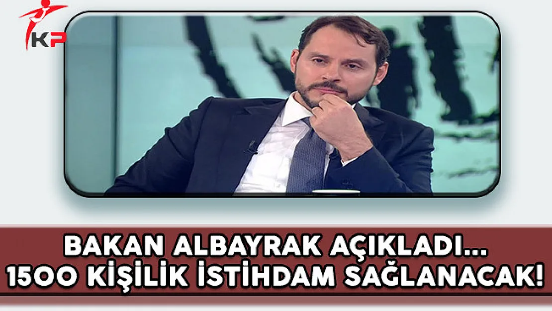 Bakan Albayrak Açıkladı ! YEKA GES Projesi İçin 1500 Kişilik İstihdam Sağlanacak