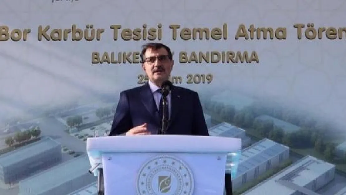 Bakan Dönmez açıkladı: TRBOR Bor Teknolojileri A.Ş 250 Personel alımı yapacak!