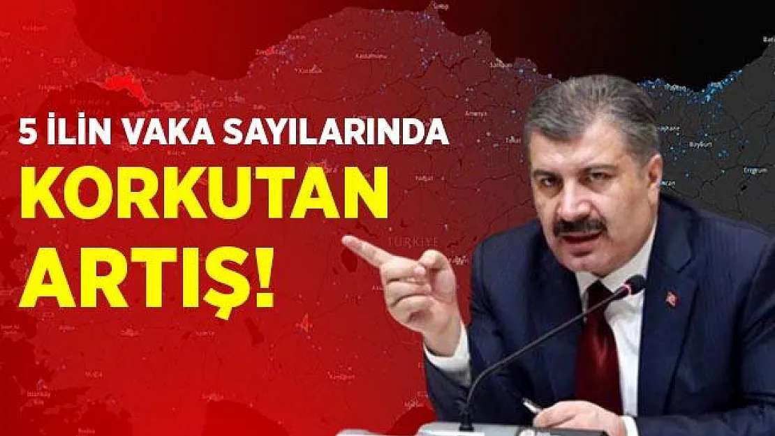 Bakan Koca açıkladı! 5 ilde korkutan vaka artışı!