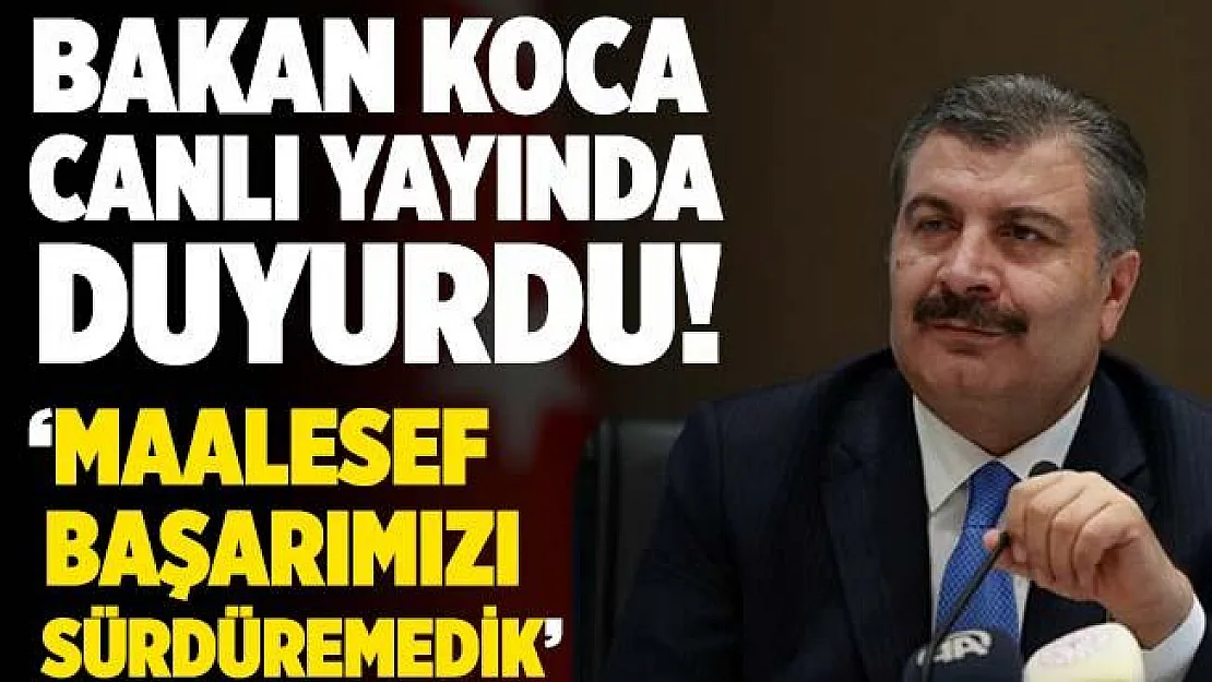 Bakan Koca canlı yayında açıkladı! İstanbul için yeni tedbirler! Mesai saatleri, AVM, toplu ulaşım, kutlama ve törenler..