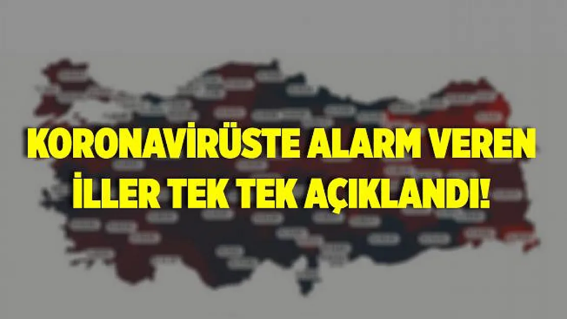 Bakan Koca koronavirüste alarm veren illeri tek tek açıkladı!