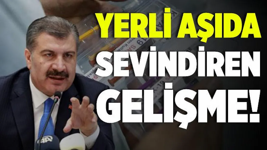 Bakan Koca müjdeli haberi az önce duyurdu! Yerli koronavirüs aşısında üretim aşamasına geçildi!