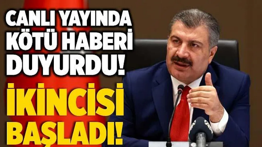 Bakan Koca'da kötü haber geldi! Riskli yükseliş başladı!
