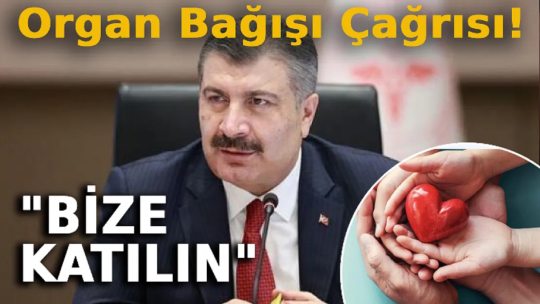 Bakan Koca'dan Organ Bağışı Çağrısı!