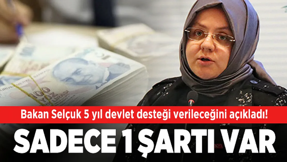 Bakan Selçuk 5 yıl devlet desteği verileceğini açıkladı! Sadece 1 şartı var