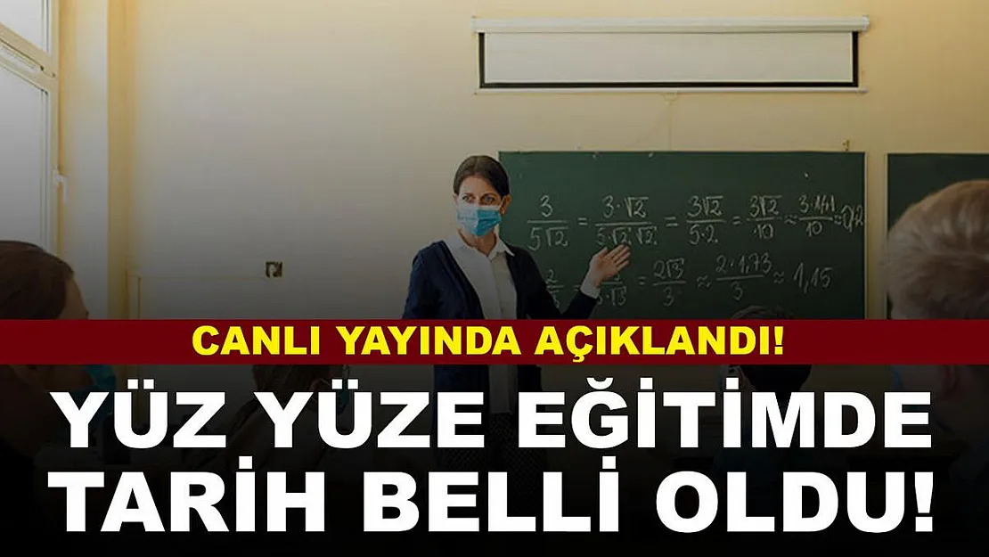 Bakan Selçuk canlı yayında açıkladı! Okullar kademeli açılıyor!