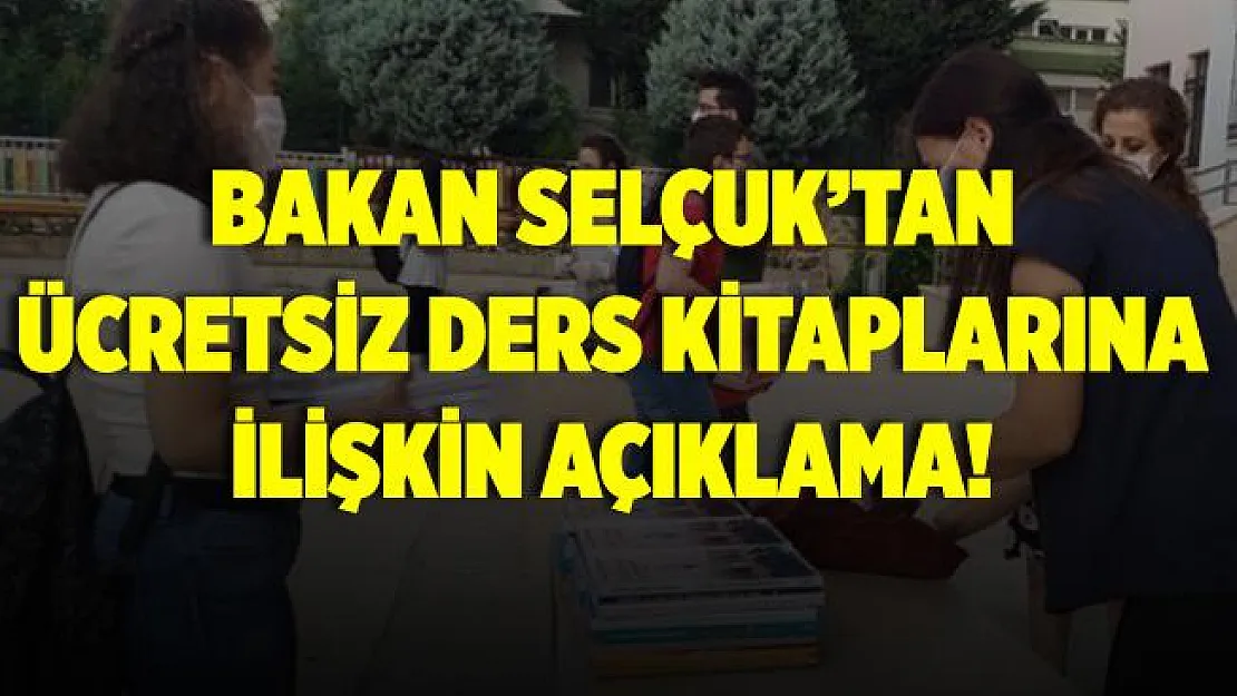 Bakan Selçuk duyurdu! 146 milyon ders kitabı ücretsiz dağıtılacak!