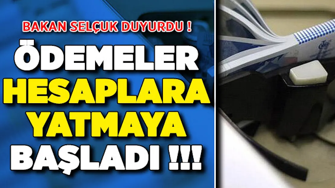 Bakan Selçuk Duyurdu: Destek Ödemeleri Başladı !