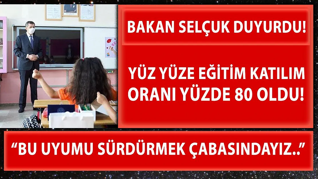 Bakan Selçuk duyurdu! Yüz yüze eğitimle ilgili flaş açıklama!