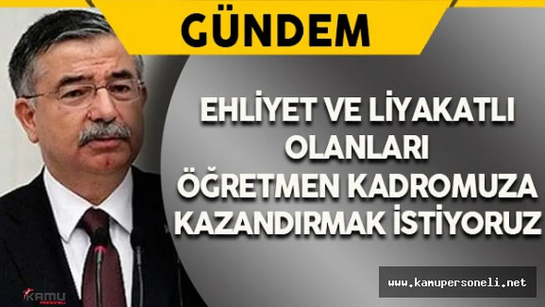 Bakan Yılmaz'dan Mülakat ve Öğretmen Atamaları Hakkında Açıklama